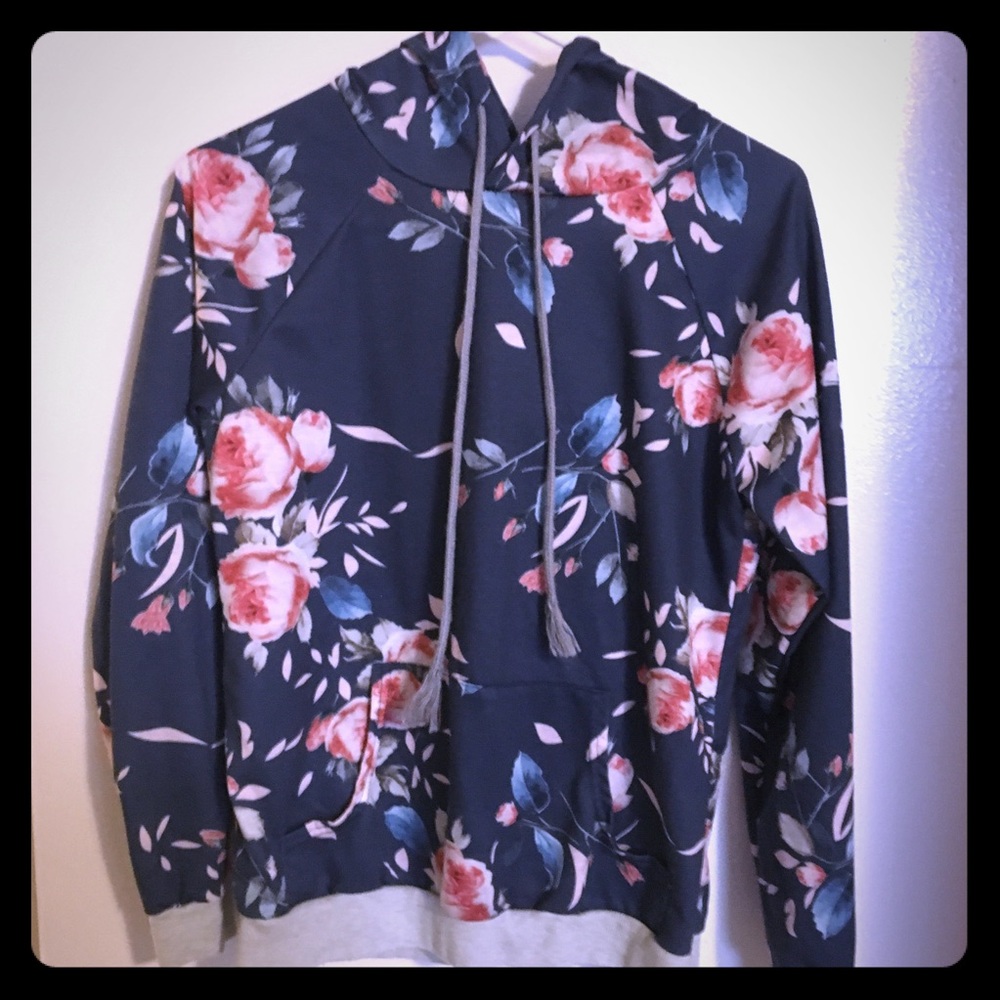 Floral Hoodie
